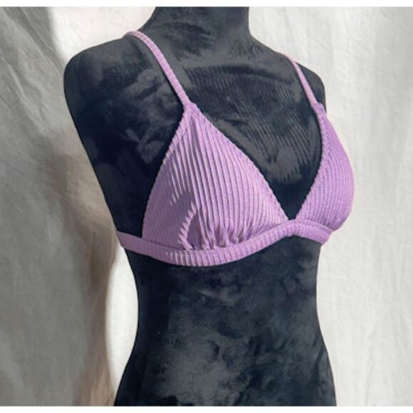 Bikini Top from Xhilaration, Purple Criss Cross Back, Size Large - Picture 6 of 7